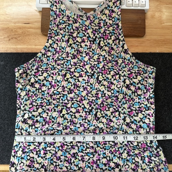 American Eagle Outfitters Floral Cutout Back Mini Dress - Picture 4 of 6